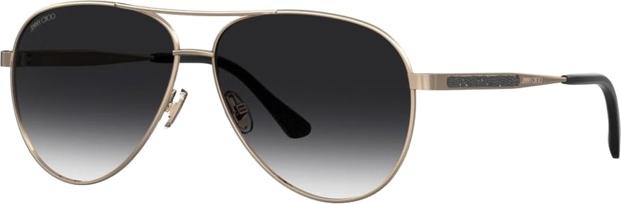 Jimmy Choo Gold Metal Sunglasses Goud