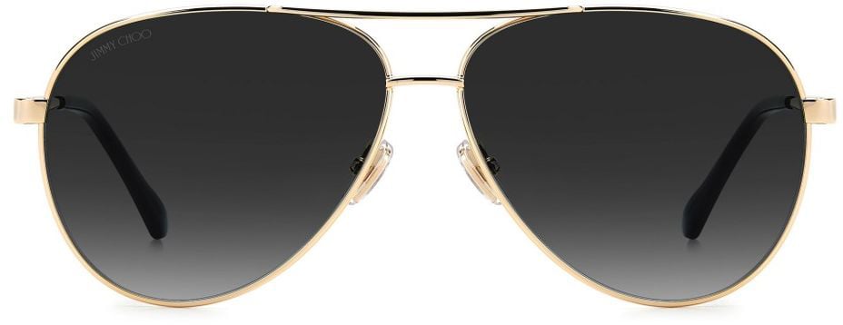 Jimmy Choo Gold Metal Sunglasses Goud