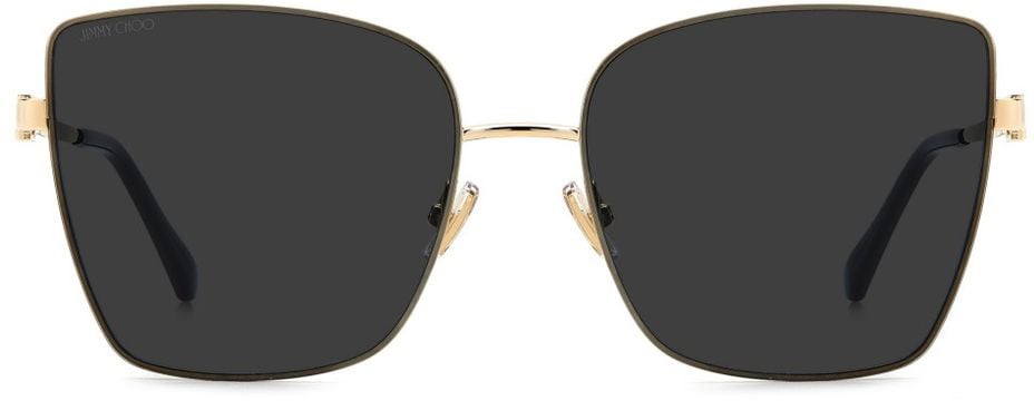 Jimmy Choo Gold Metal Sunglasses Goud
