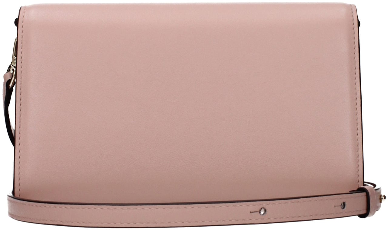 Jimmy Choo Pink Leather Clutch Bag Roze
