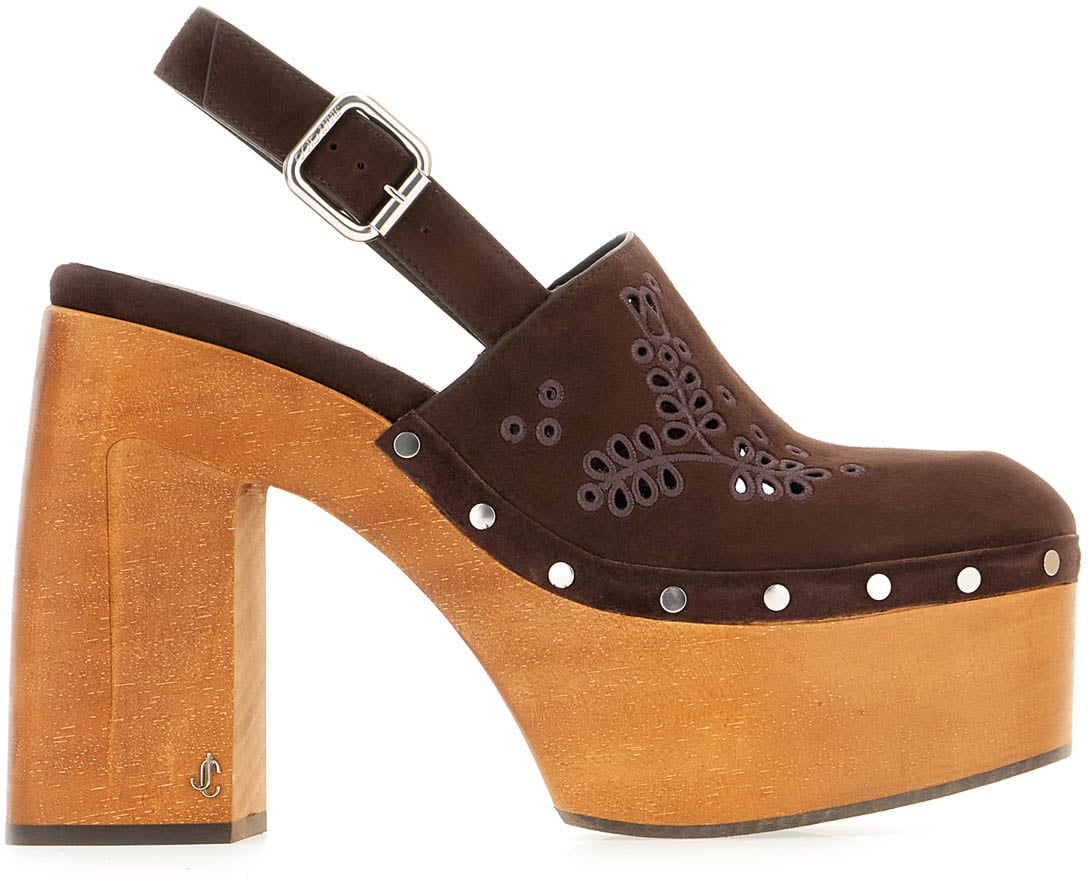 Jimmy Choo Jimmy Choo Chocolate suede pumps Bruin