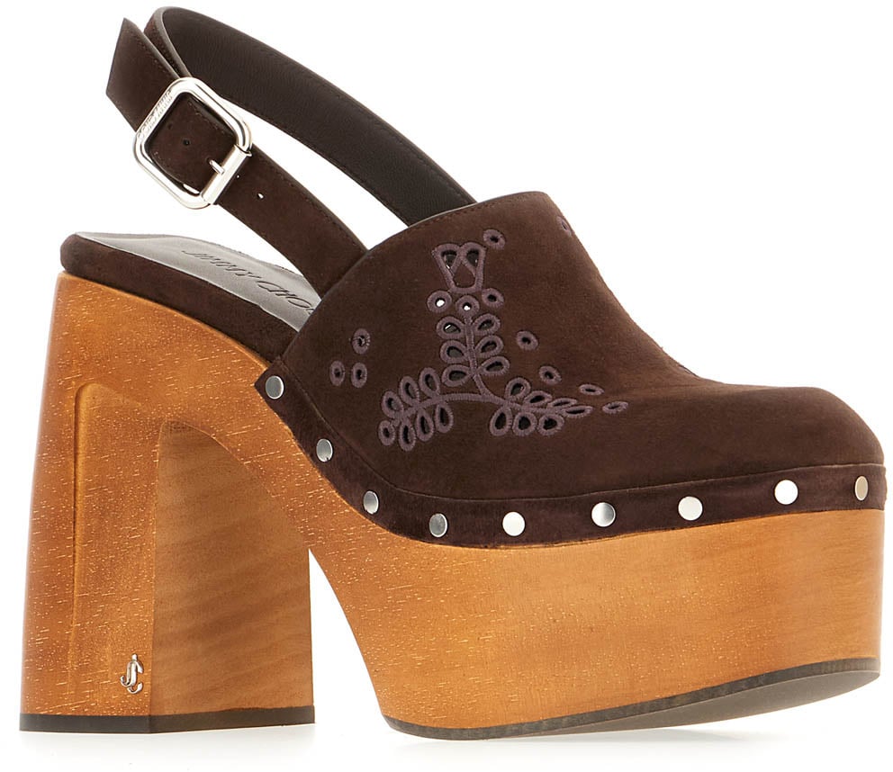 Jimmy Choo Jimmy Choo Chocolate suede pumps Bruin