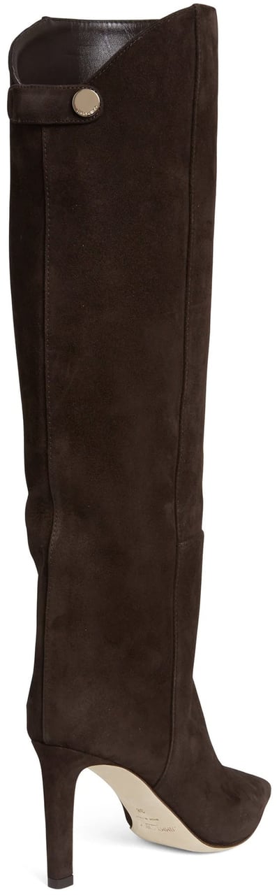 Jimmy Choo Jimmy Choo Alizze 85 Suede Boots Bruin
