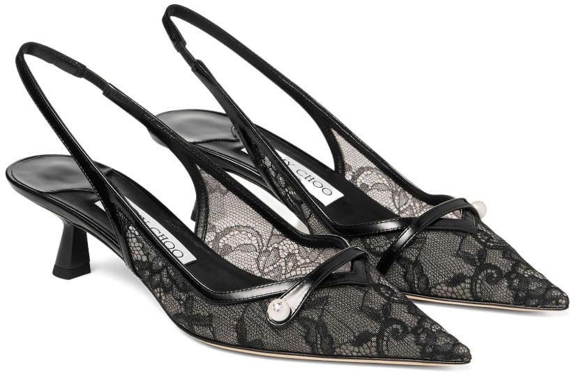 Jimmy Choo With Heel Black Zwart