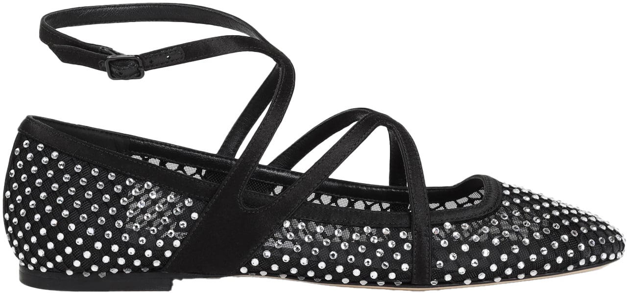 Jimmy Choo JIMMY CHOO ASTORIAFLAT.QHS Zwart