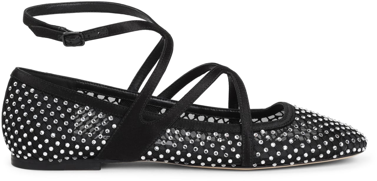 Jimmy Choo JIMMY CHOO ASTORIAFLAT.QHS Zwart