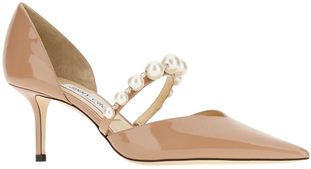 Jimmy Choo Jimmy Choo Biscuit leather Aurelie pumps Roze