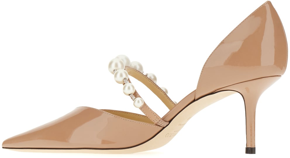 Jimmy Choo Jimmy Choo Biscuit leather Aurelie pumps Roze