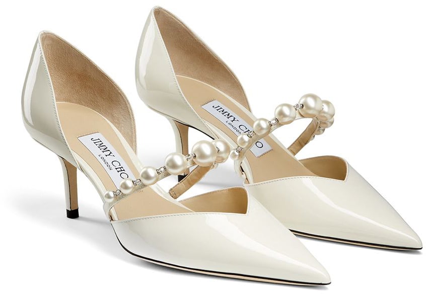 Jimmy Choo With Heel White Wit