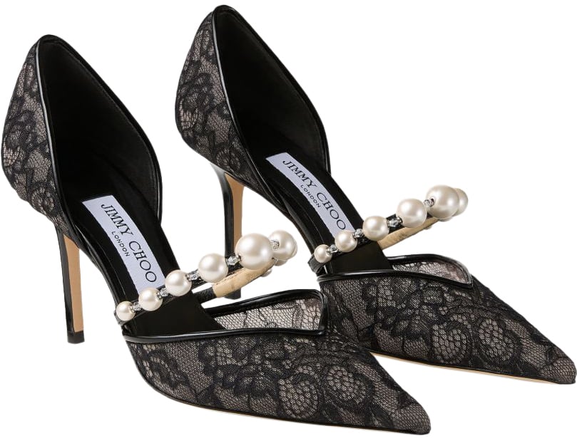 Jimmy Choo With Heel Black Zwart