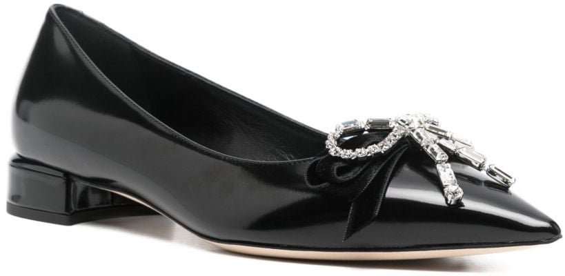Jimmy Choo Flat Shoes Black Zwart