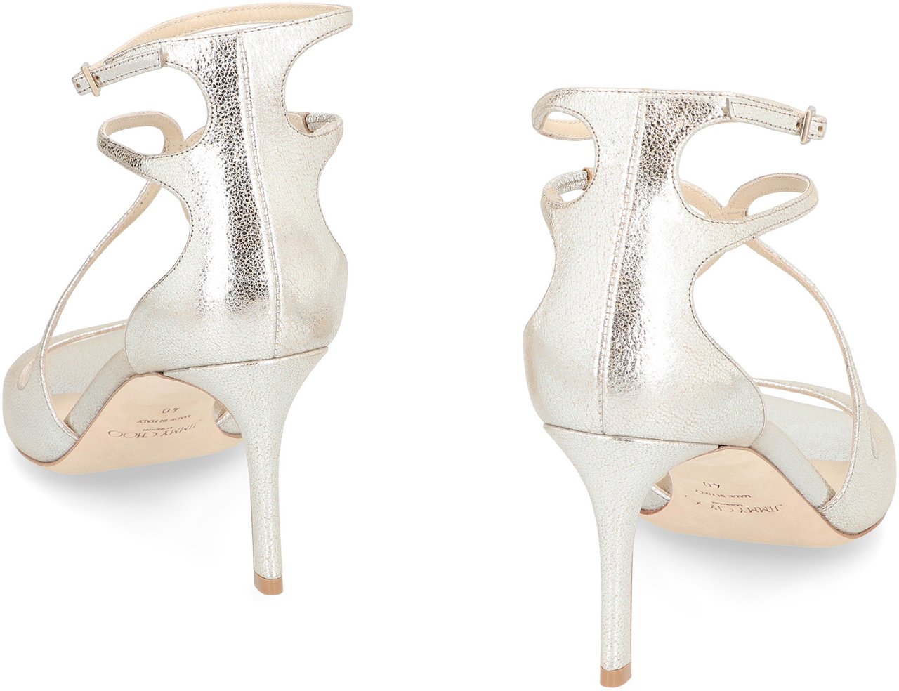 Jimmy Choo Azia leather sandals Goud