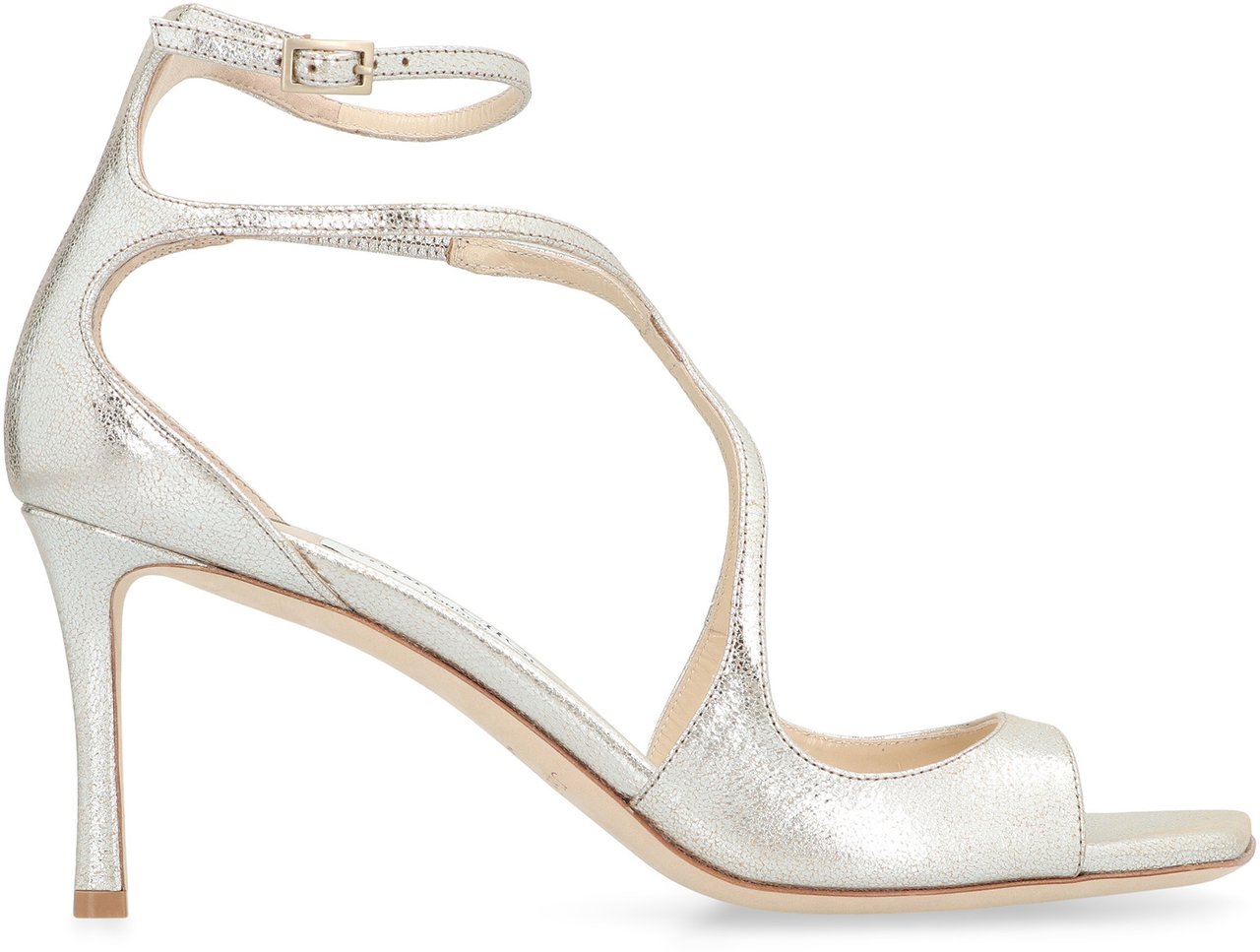 Jimmy Choo Azia leather sandals Goud