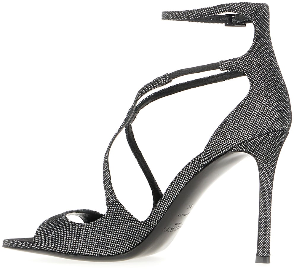 Jimmy Choo Jimmy Choo Embellished leather Azia sandals Divers