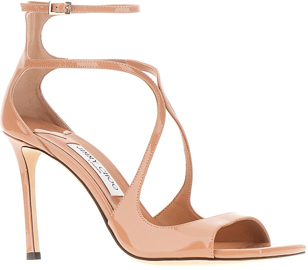 Jimmy Choo Biscuit leather Azia sandals Roze