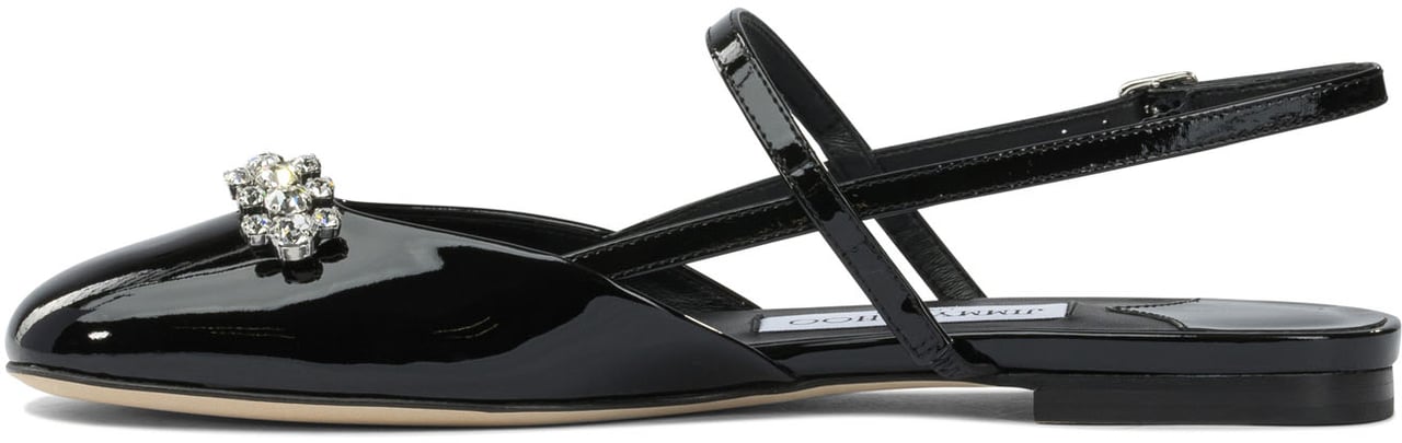 Jimmy Choo "Belinda" slingback ballet flats Zwart