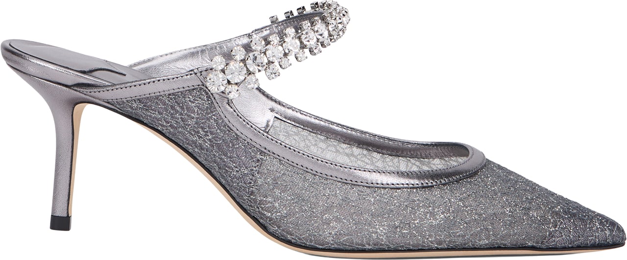 Jimmy Choo Pointed kitten heel shoe Zilver