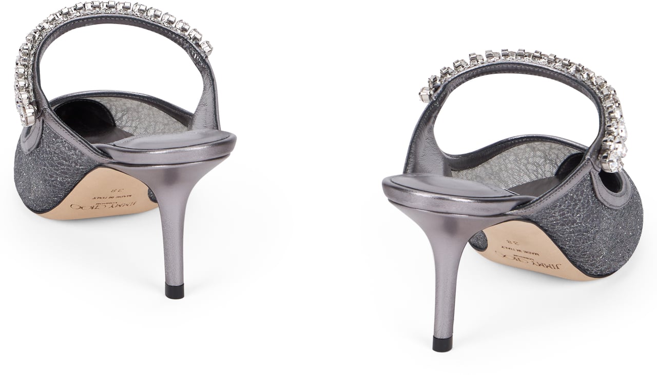 Jimmy Choo Pointed kitten heel shoe Zilver