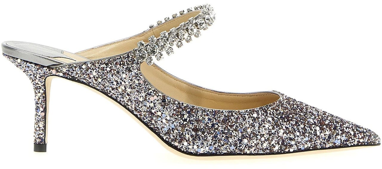 Jimmy Choo Jimmy Choo Bing Glitter Pumps Zilver