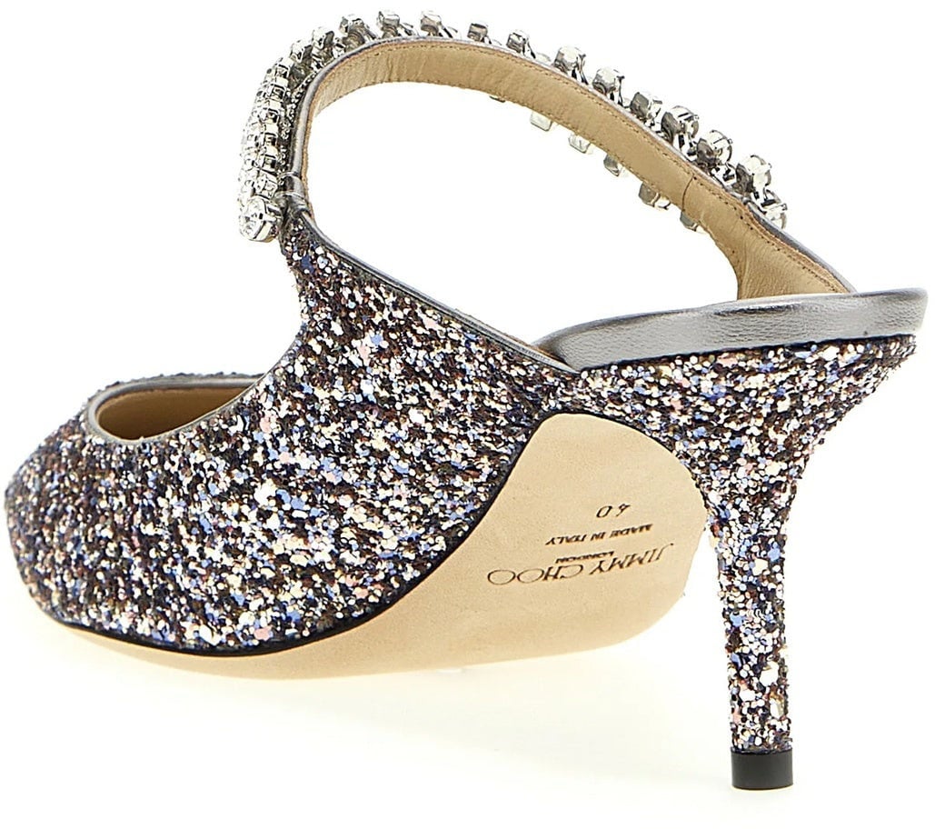 Jimmy Choo Jimmy Choo Bing Glitter Pumps Zilver