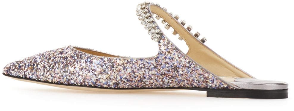 Jimmy Choo Jimmy Choo Embellished fabric Bing Flat ballerinas Divers