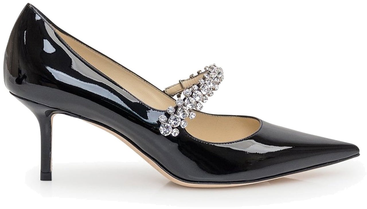 Jimmy Choo Jimmy Choo Bing Leather Pump Zwart