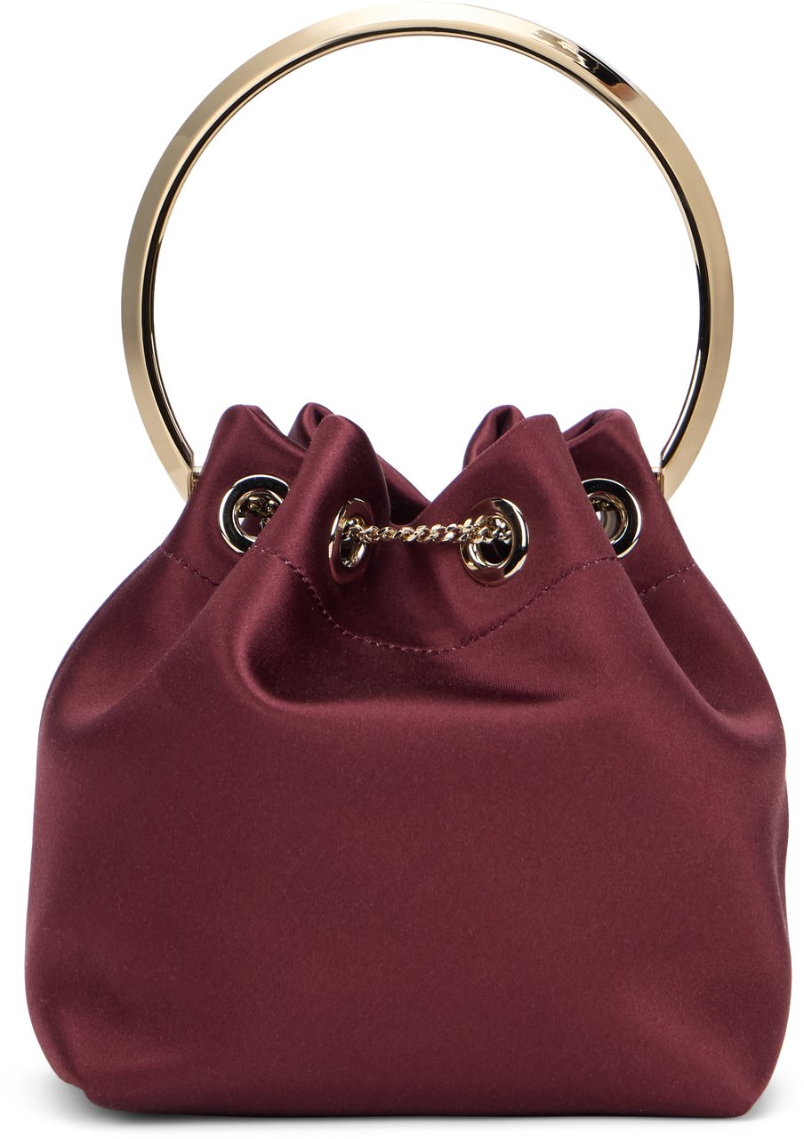 Jimmy Choo Satin Bon Bon bag Rood