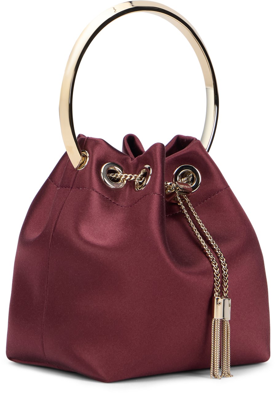 Jimmy Choo Satin Bon Bon bag Rood