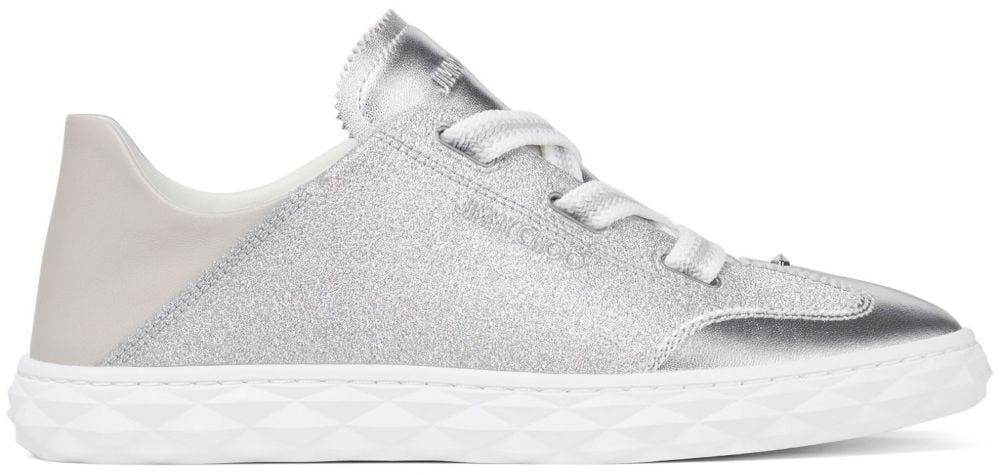 Jimmy Choo Sneakers Silver Zilver