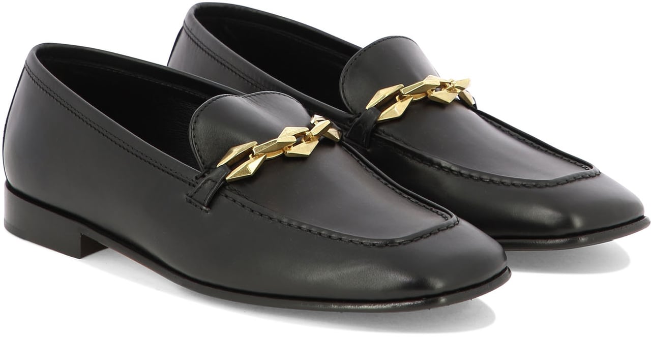 Jimmy Choo "Diamond Tilda" loafers Zwart