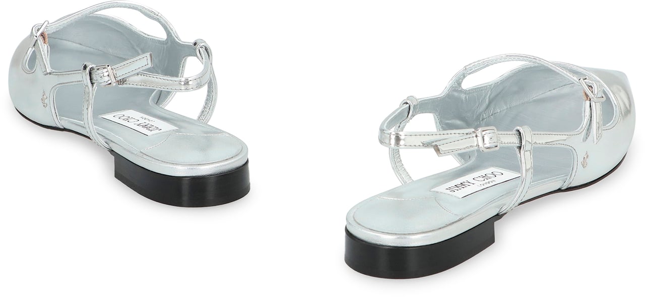 Jimmy Choo Didi leather slingback pumps Zilver
