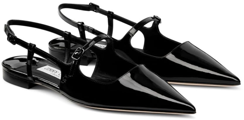 Jimmy Choo Flat Shoes Black Zwart