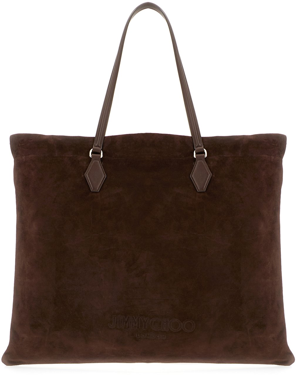 Jimmy Choo Jimmy Choo Chocolate suede shopping bag Bruin
