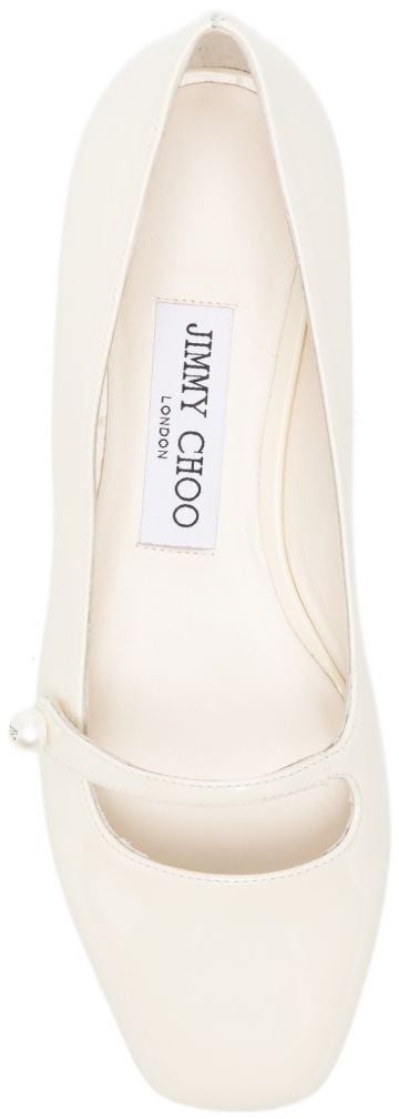 Jimmy Choo Flat Shoes White Wit
