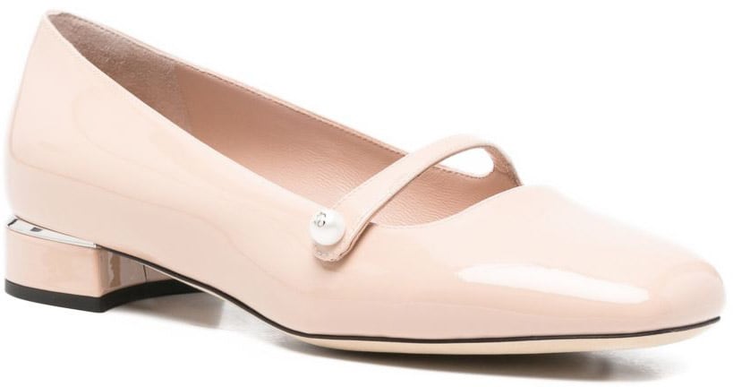 Jimmy Choo Flat Shoes Powder Roze