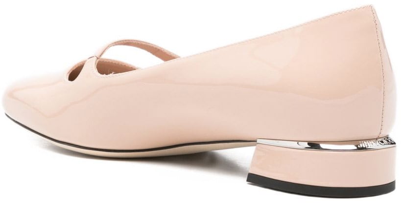 Jimmy Choo Flat Shoes Powder Roze