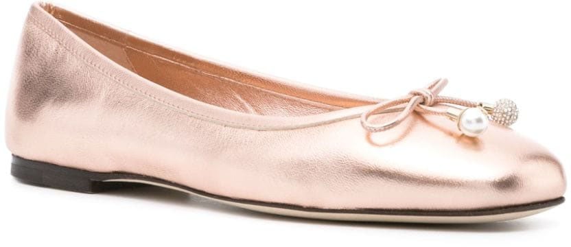 Jimmy Choo Flat Shoes Powder Roze