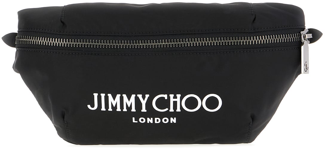 Jimmy Choo Jimmy Choo Black nylon belt bag Zwart