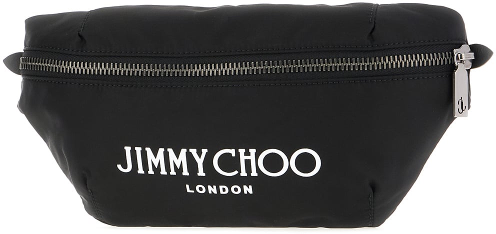 Jimmy Choo Jimmy Choo Black nylon belt bag Zwart