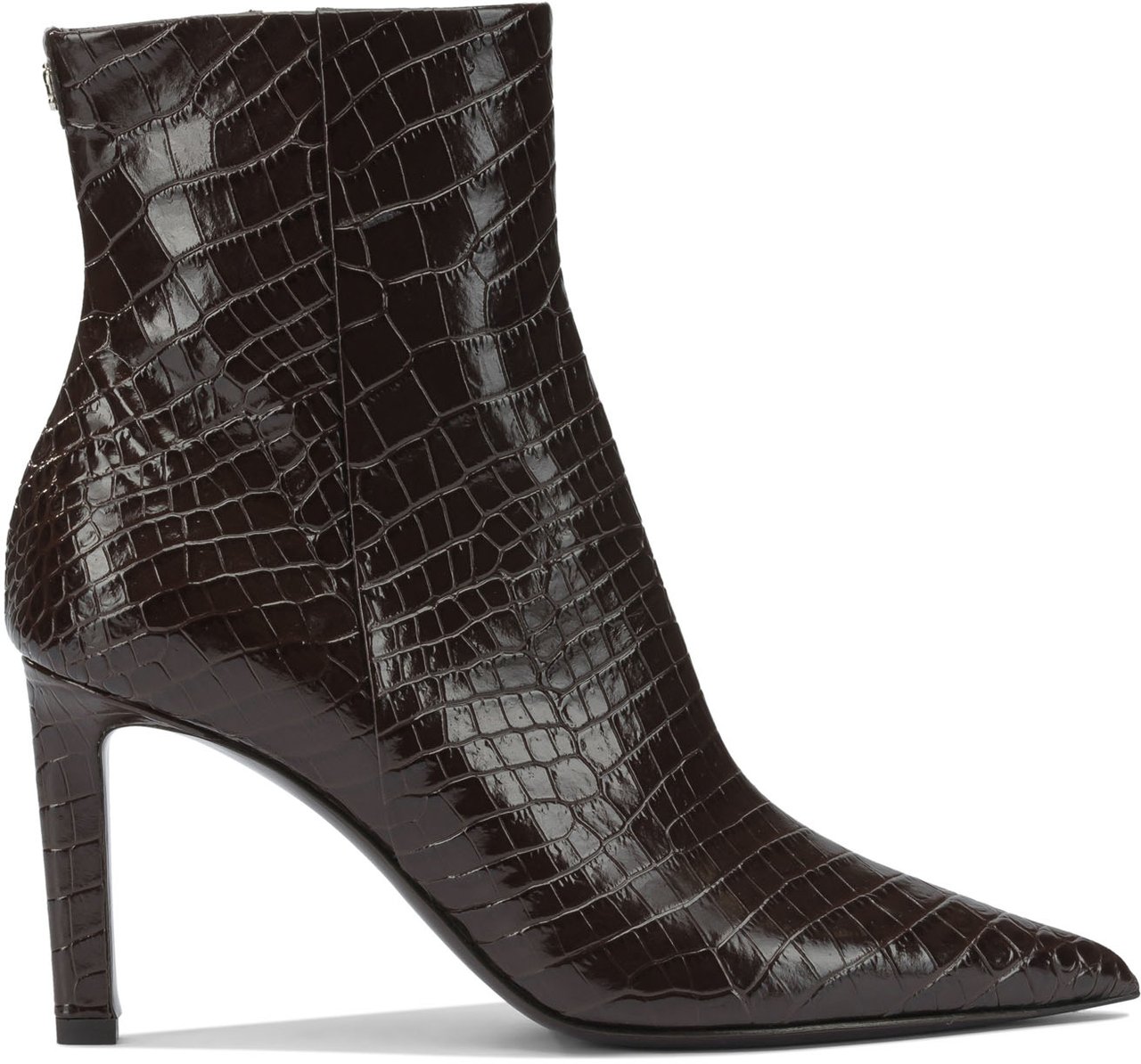 Jimmy Choo "Frankie" zippered ankle boots 85mm Bruin