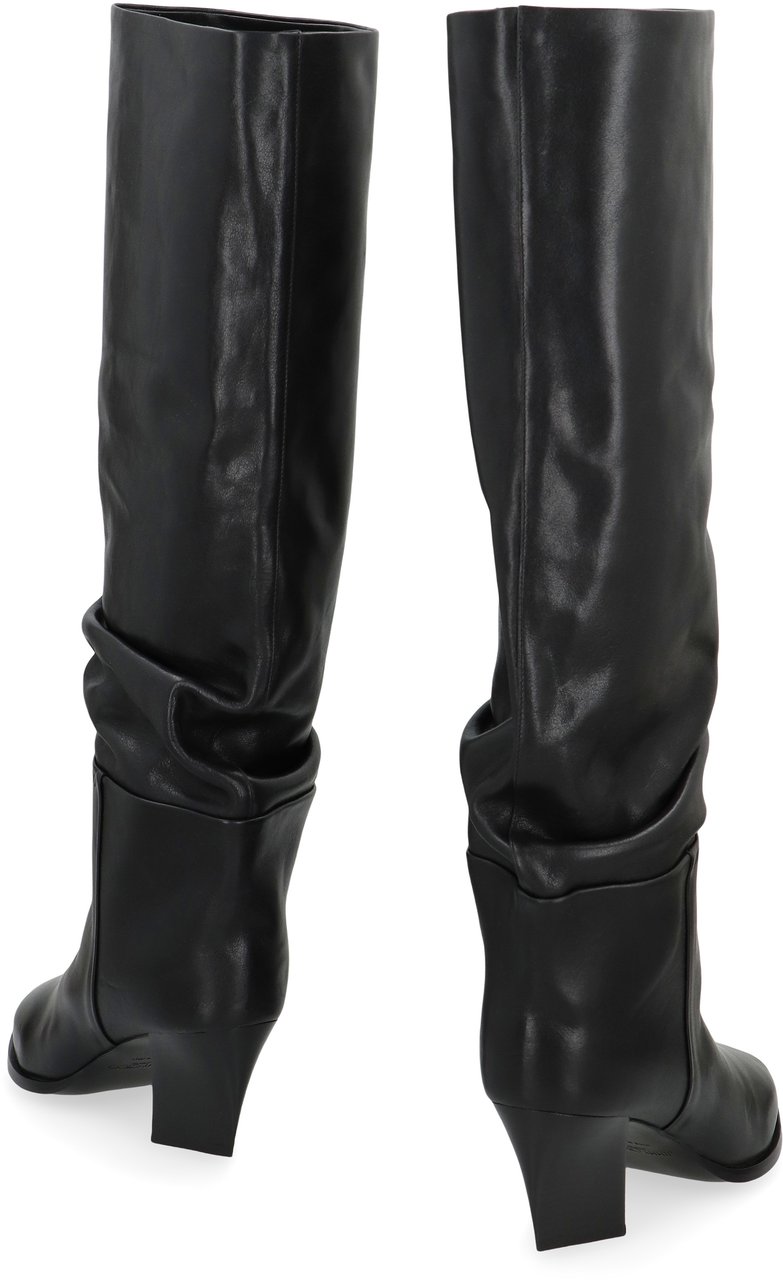 Jimmy Choo Hart leather boots Zwart