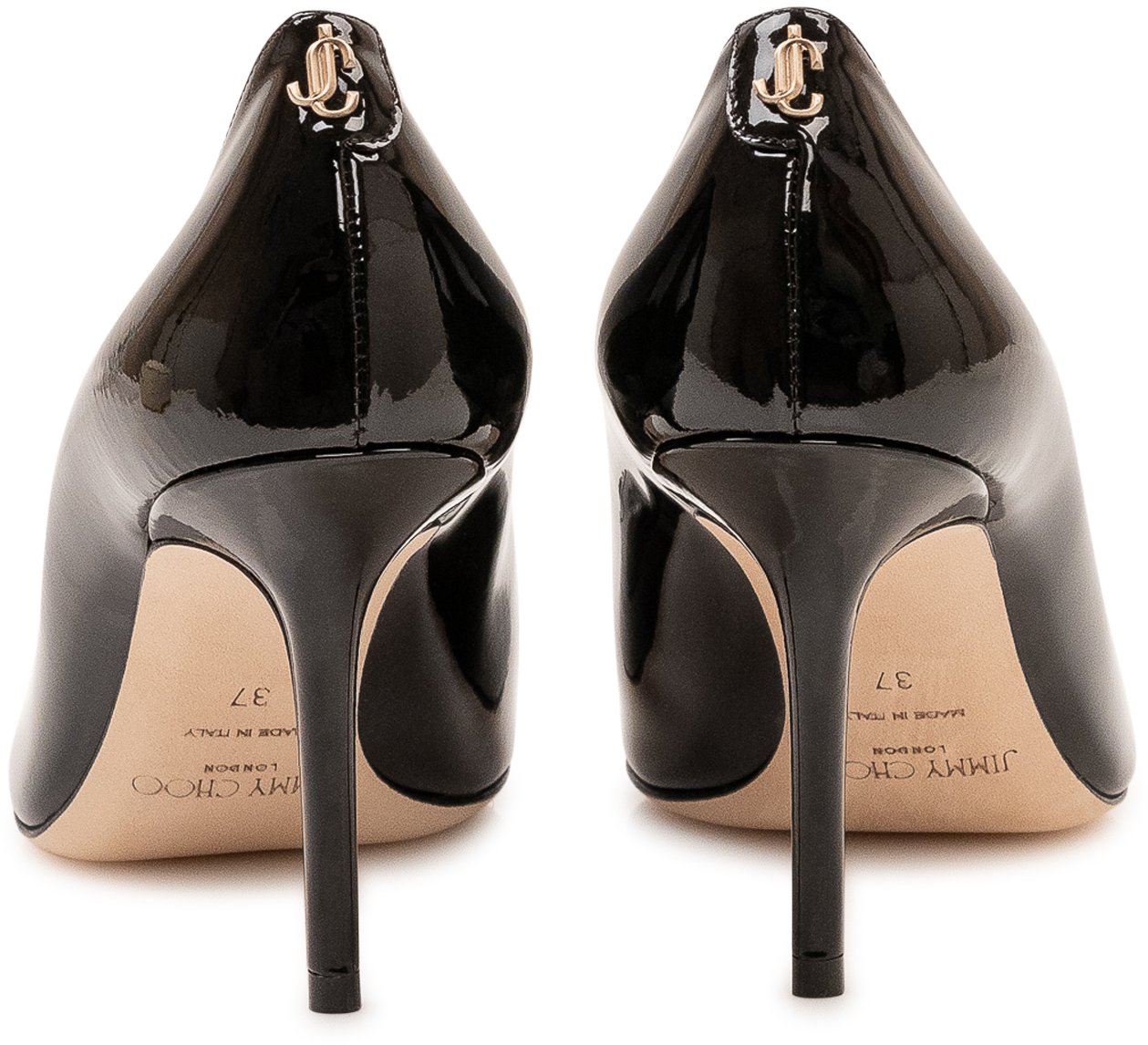 Jimmy Choo Decollete Love con Tacco Sottile Zwart