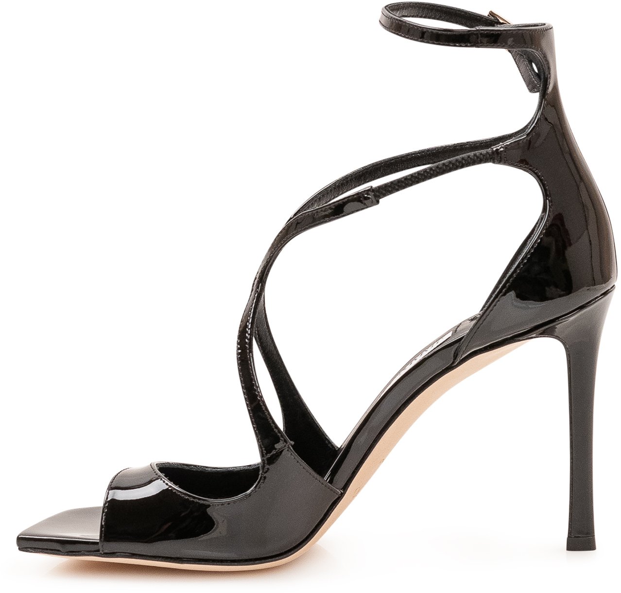 Jimmy Choo Sandali Azia con Fasce Incrociate Zwart