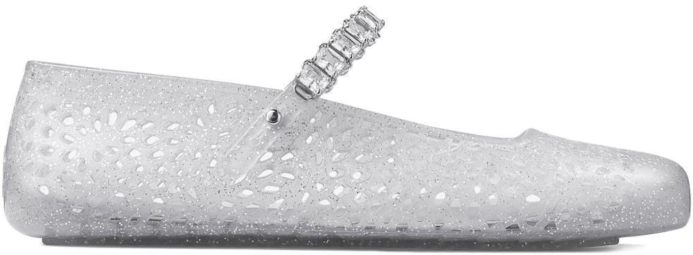 Jimmy Choo Flat Shoes Grey Grijs