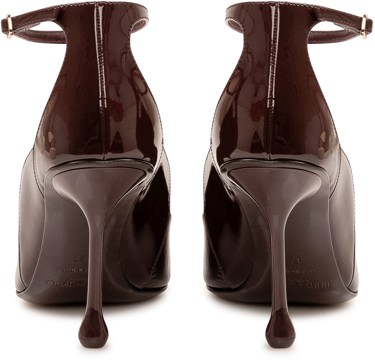 Jimmy Choo Borsa La Passeggiata Medium con Motivo Coccodrillo Bruin