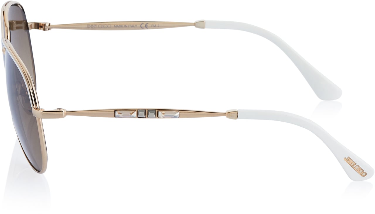 Jimmy Choo Sonnenbrille Goud