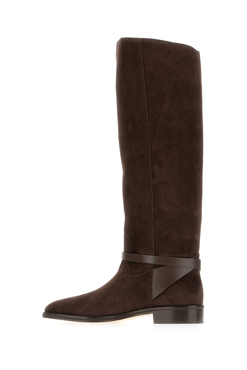 Jimmy Choo Jimmy Choo Dark brown suede boots Bruin