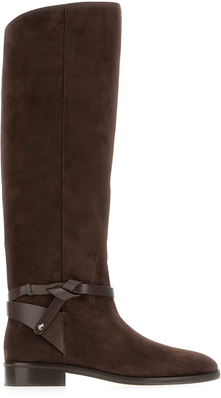 Jimmy Choo Jimmy Choo Dark brown suede boots Bruin