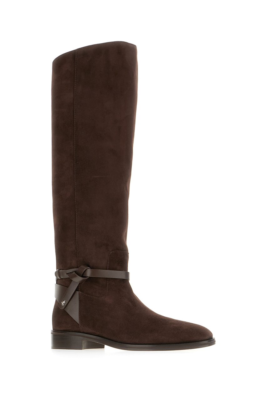 Jimmy Choo Jimmy Choo Dark brown suede boots Bruin