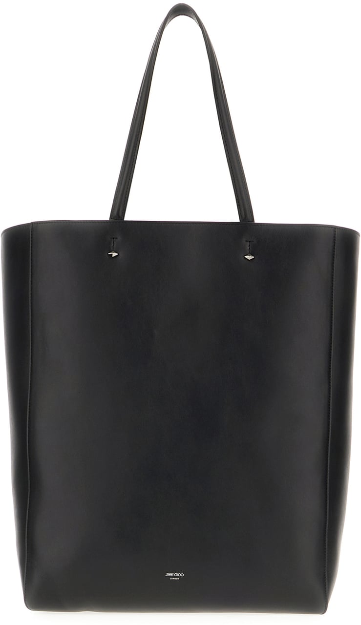 Jimmy Choo Jimmy Choo Black leather Lenny shopping bag Zwart